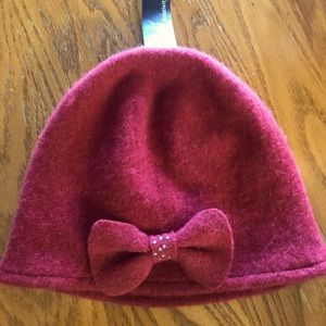 Relativity Burgundy Hat with Bow